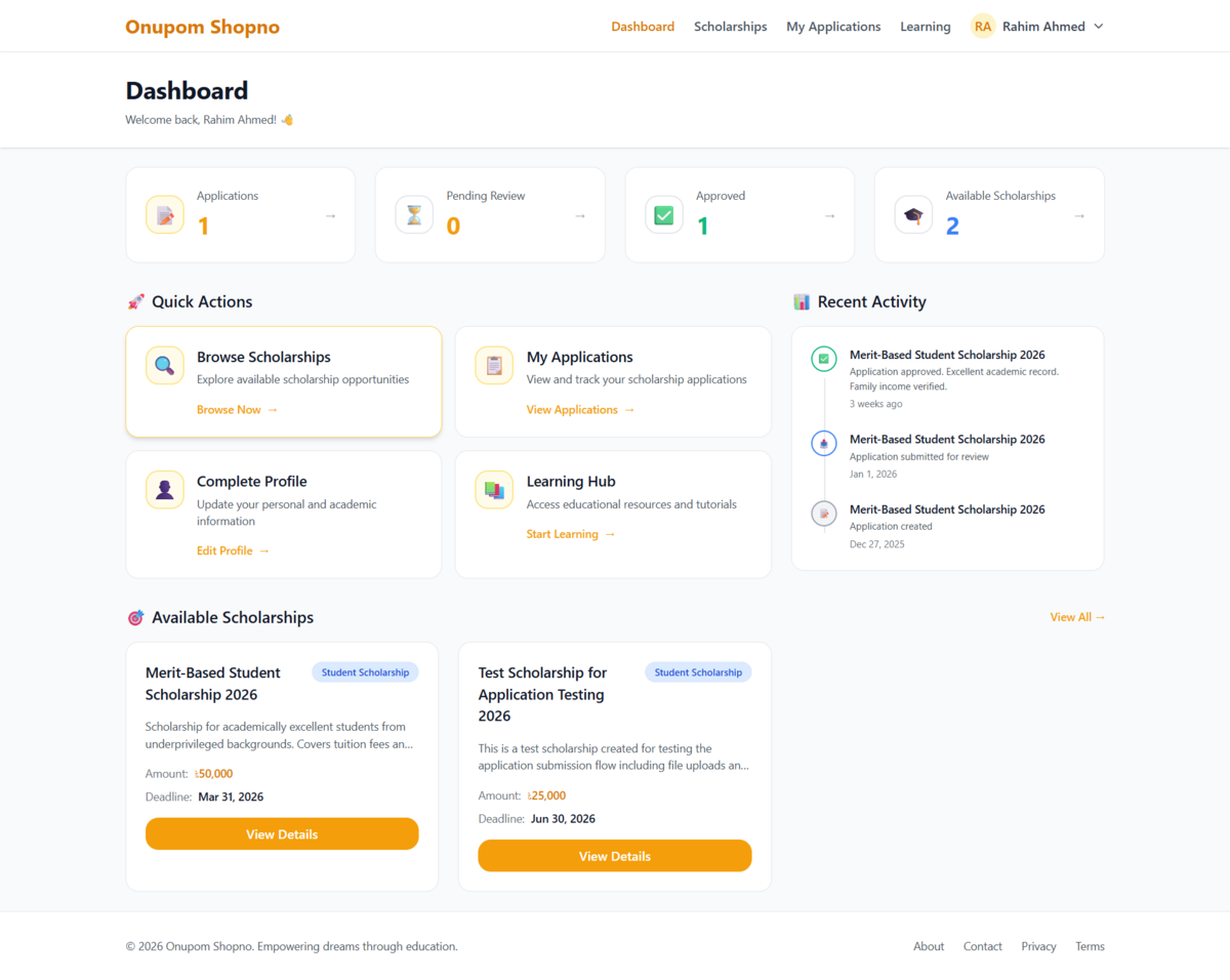 Onupom Shopno screenshot 2